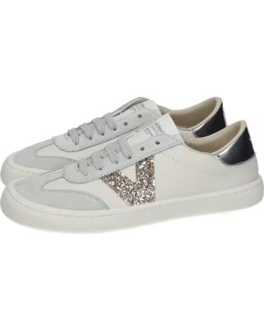 VICTORIA ZAPATILLAS MUJER MODELO OLMO BAREFOOT EFECTO PIEL COLOR GRIS