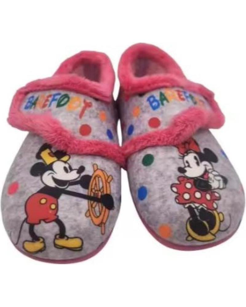 MICHU ZAPATILLAS MICKEY Y MINNIE CON VELCRO GRIS GRIS