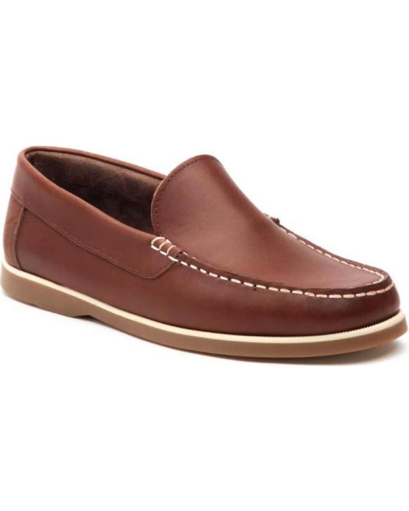 IBERICO SHOES 1007 IBE LEATHER LOAFERS BROWN MARRóN