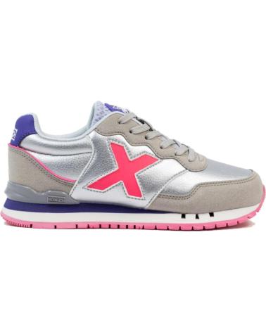 MUNICH DASH KID 1690169 SILVER SNEAKERS PLATA