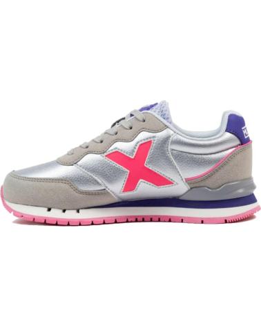 MUNICH DASH KID 1690169 SILVER SNEAKERS PLATA