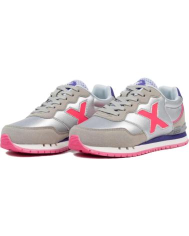 MUNICH DASH KID 1690169 SILVER SNEAKERS PLATA