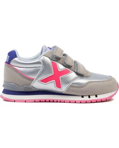MUNICH DASH KID VCO 1695169 SILVER SNEAKERS PLATA
