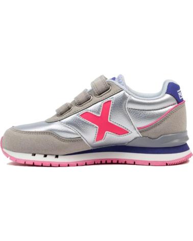 MUNICH DASH KID VCO 1695169 SILVER SNEAKERS PLATA