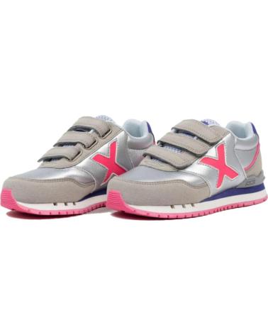 MUNICH DASH KID VCO 1695169 SILVER SNEAKERS PLATA