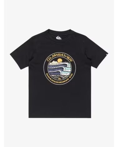 QUICKSILVER QUIKSILVER EQBZT04836 T-SHIRT MIT GRAFIKDRUCK NEGRO