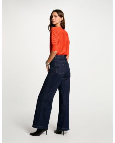 MORGAN PULL MANCHES 3/4 COL V 251-MINSPI ORANGE NARANJA