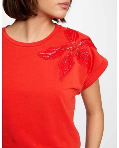 MORGAN CAMISETA MANGA CORTA 251-DABANA NARANJA