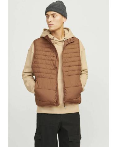 JACK AND JONES CHALECO ACOLCHADO 12256987 MARRóN