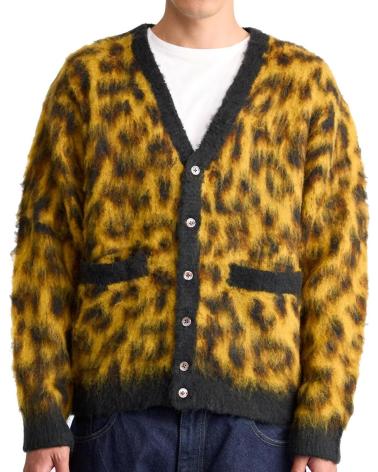 OBEY CARDIGAN MIT LEOPARDENMUSTER NAN