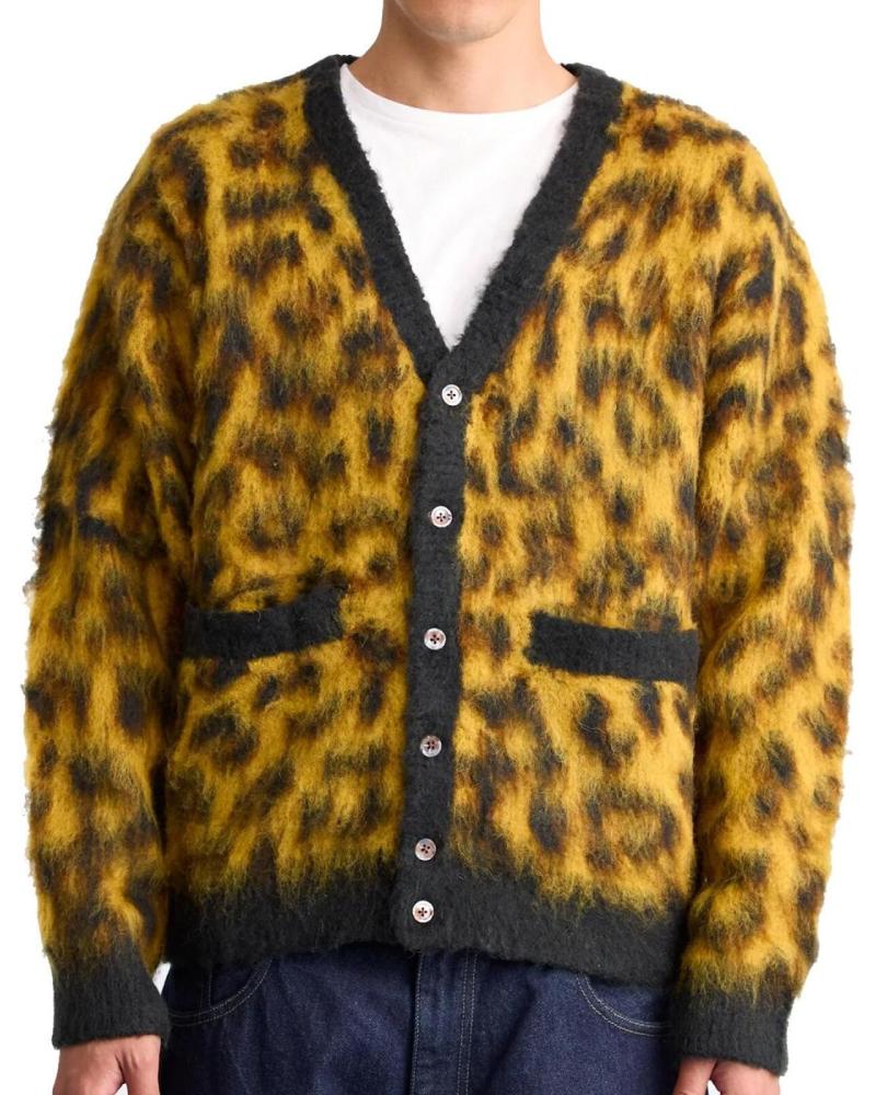 OBEY CARDIGAN MIT LEOPARDENMUSTER NAN
