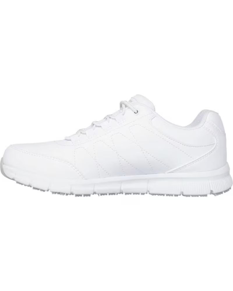 SCARPE CASUAL UOMO SKECHERS NAMPA-OSIL 200272EC BIANCO BLANCO