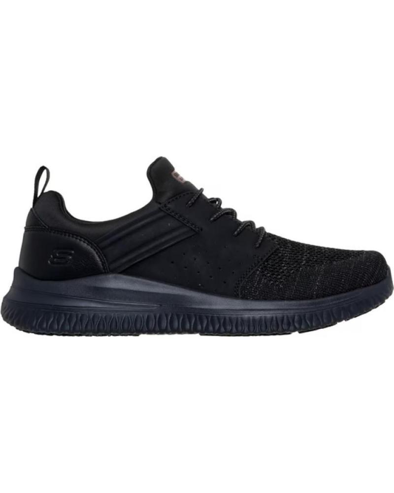 SKECHERS DELSON 3.0 OTERON NERE NEGRO SKECHERS DELSON 3.0 OTERON NERE NEGRO