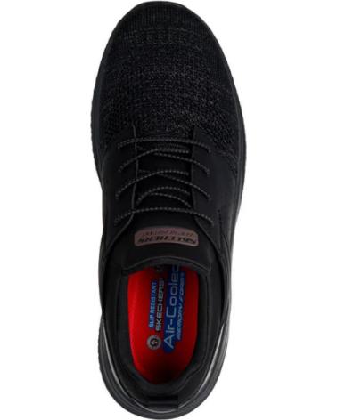 SKECHERS DELSON 3.0 OTERON NERE NEGRO SKECHERS DELSON 3.0 OTERON NERE NEGRO