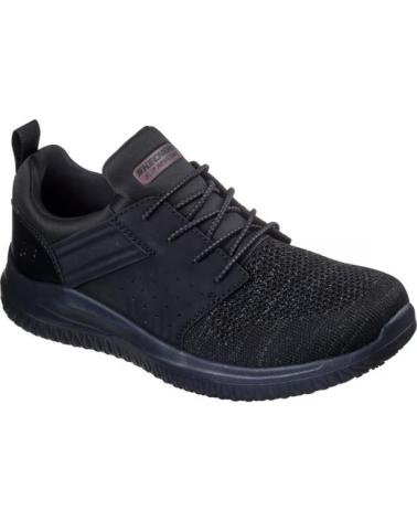 SKECHERS DELSON 3.0 OTERON NERE NEGRO SKECHERS DELSON 3.0 OTERON NERE NEGRO