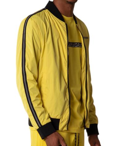 ANTONY MORATO REGULAR BOMBER JACKET IN TECHNICAL FABRIC WITH BLUE CONTRAST