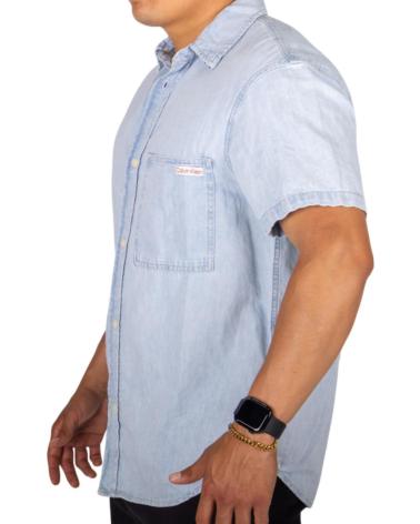 CALVIN KLEIN CAMISA VAQUERA AZUL MARINO