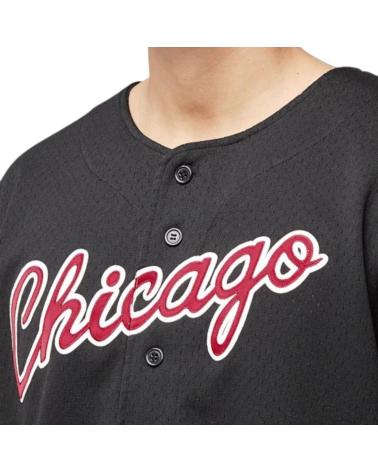 MITCHELL NESS CAMISA MICHELLE NESS NBA CHICAGO BULLS NEVER OUT NEGRO