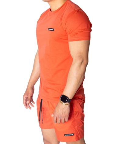 ANTONY MORATO MERCERIZED COTTON T-SHIRT PAPRIKA