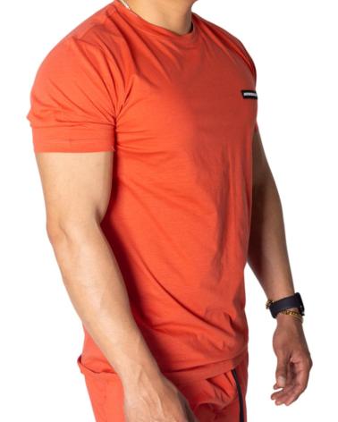 ANTONY MORATO MERCERIZED COTTON T-SHIRT PAPRIKA