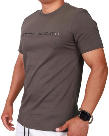 ANTONY MORATO GREEN LAMINATED LOGO T-SHIRT