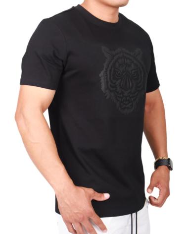 T-SHIRT ANTONY MORATO EN COTON AVEC IMPRIMÉ TIGRE NOIR