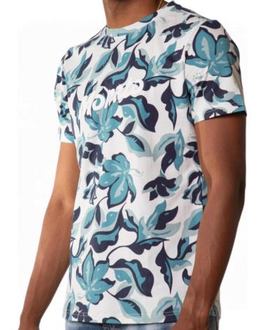 T-SHIRT ANTONY MORATO EN PUR COTON À IMPRIMÉ FLORAL BLANC