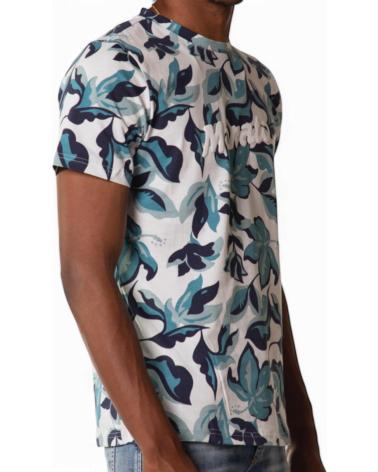 T-SHIRT ANTONY MORATO EN PUR COTON À IMPRIMÉ FLORAL BLANC