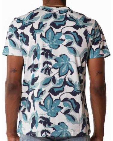 T-SHIRT ANTONY MORATO EN PUR COTON À IMPRIMÉ FLORAL BLANC