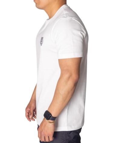 T-SHIRT REGULAR ANTONY MORATO EN COTON BLANC AVEC ÉCUSSON