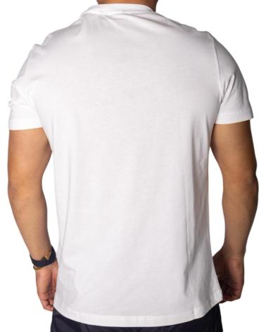 T-SHIRT REGULAR ANTONY MORATO EN COTON BLANC AVEC ÉCUSSON