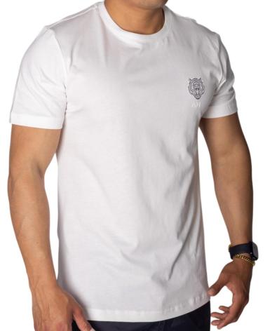 T-SHIRT REGULAR ANTONY MORATO EN COTON BLANC AVEC ÉCUSSON
