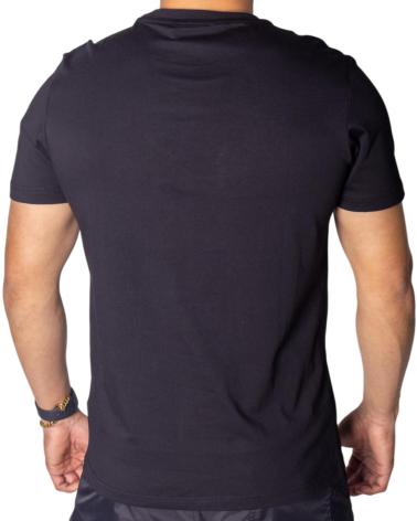 T-SHIRT REGULAR ANTONY MORATO EN COTON NOIR AVEC ÉCUSSON