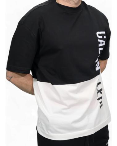 CALVIN KLEIN T-SHIRT BICOLOR SCHWARZ