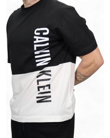 CALVIN KLEIN T-SHIRT BICOLOR SCHWARZ