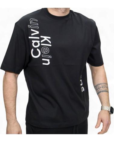 CALVIN KLEIN CAMISETA BLOQUE GRAFICO NEGRO