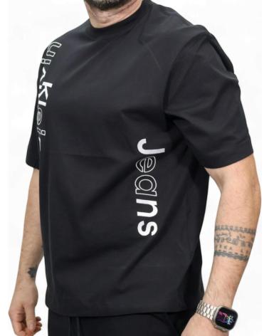 CALVIN KLEIN CAMISETA BLOQUE GRAFICO NEGRO