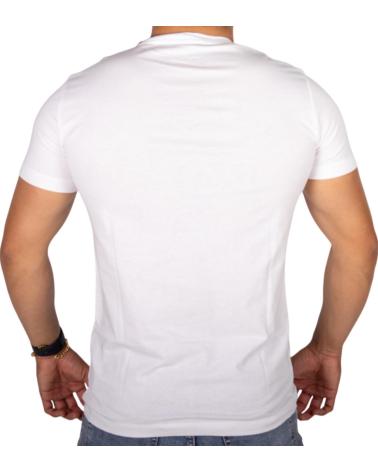 CALVIN KLEIN SLIM T-SHIRT WEISS MIT MONOGRAMM