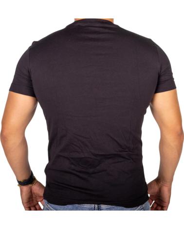 CALVIN KLEIN JEANS T-SHIRT LOGO WEISS AUF SCHWARZ