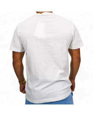CALVIN KLEIN WEISSES BASIC 3D MONOGRAMM T-SHIRT