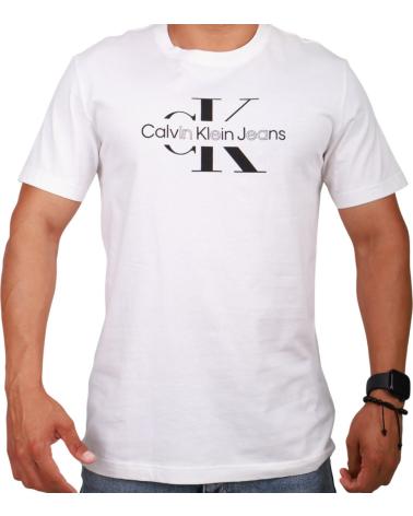 CALVIN KLEIN CAMISETA MONOGRMAAM BASIC FRONTAL BLANCO