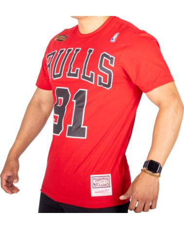 MITCHELL NESS CAMISETA MICHELLE NESS NBA CHICAGO BULLS ROJO