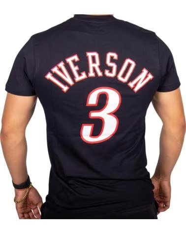 MITCHELL NESS CAMISETA MICHELLE NESS NBA PHILADELPHIA 76ER NEGRO