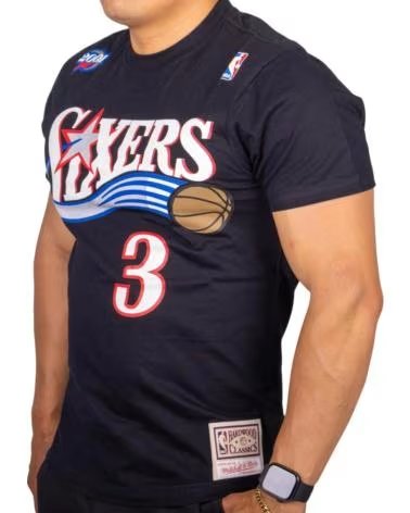 MITCHELL NESS CAMISETA MICHELLE NESS NBA PHILADELPHIA 76ER NEGRO