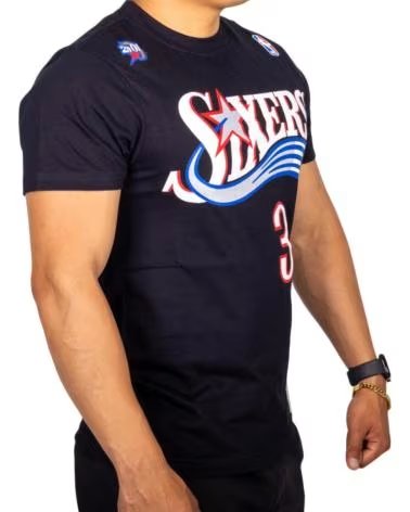 MITCHELL NESS CAMISETA MICHELLE NESS NBA PHILADELPHIA 76ER NEGRO