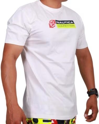 NAUTICA COMPETITION MAGLIETTA BASIC BIANCA