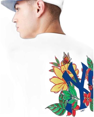 NEW ERA CAMISETA BLANCA NEW YORK YANKEES MLB FLORAL
