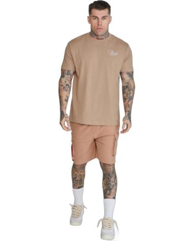 T-SHIRT SIKSILK OVERSIZE GRAPHIC BEIGE