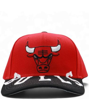 MITCHELL NESS GORRA CHICAGO BULL LOGO VISERA ROJO