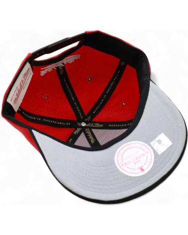 MITCHELL NESS GORRA CHICAGO BULL LOGO VISERA ROJO